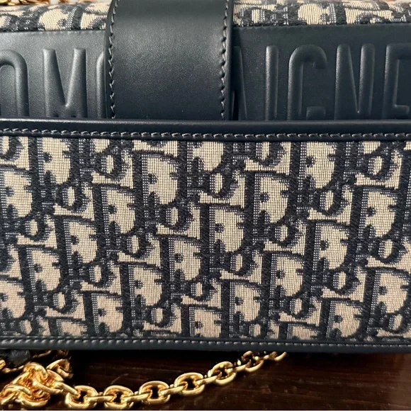 Women’s Navy and Gold Crossbody Bag - Picture 5 of 12